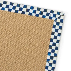 Discount MacKenzie-Childs Royal Check Sisal Rug - 6' X 9'