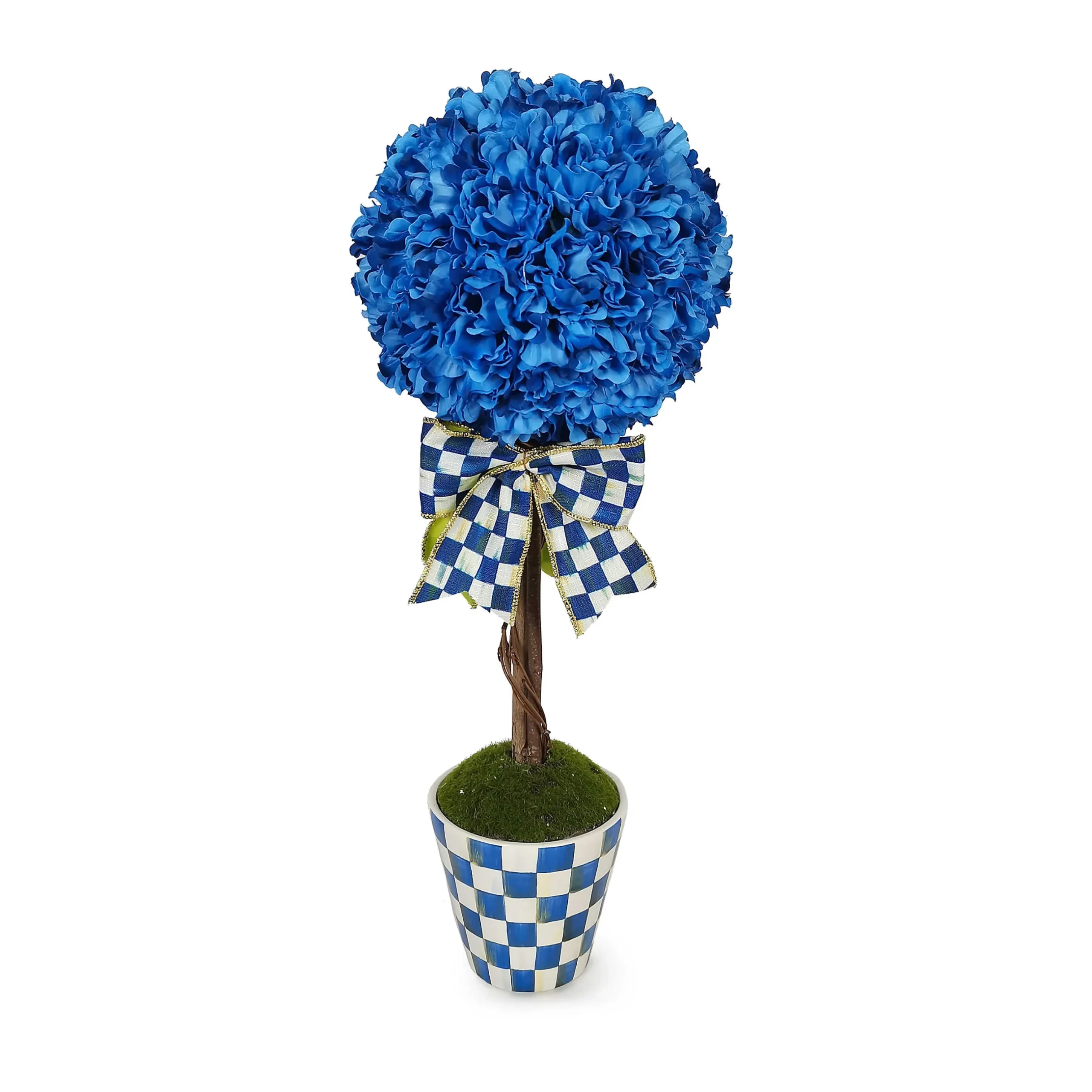 Outlet MacKenzie-Childs Royal Check Topiary Drop In - Small