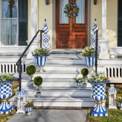 MacKenzie-Childs Royal Check Trophy Topiary