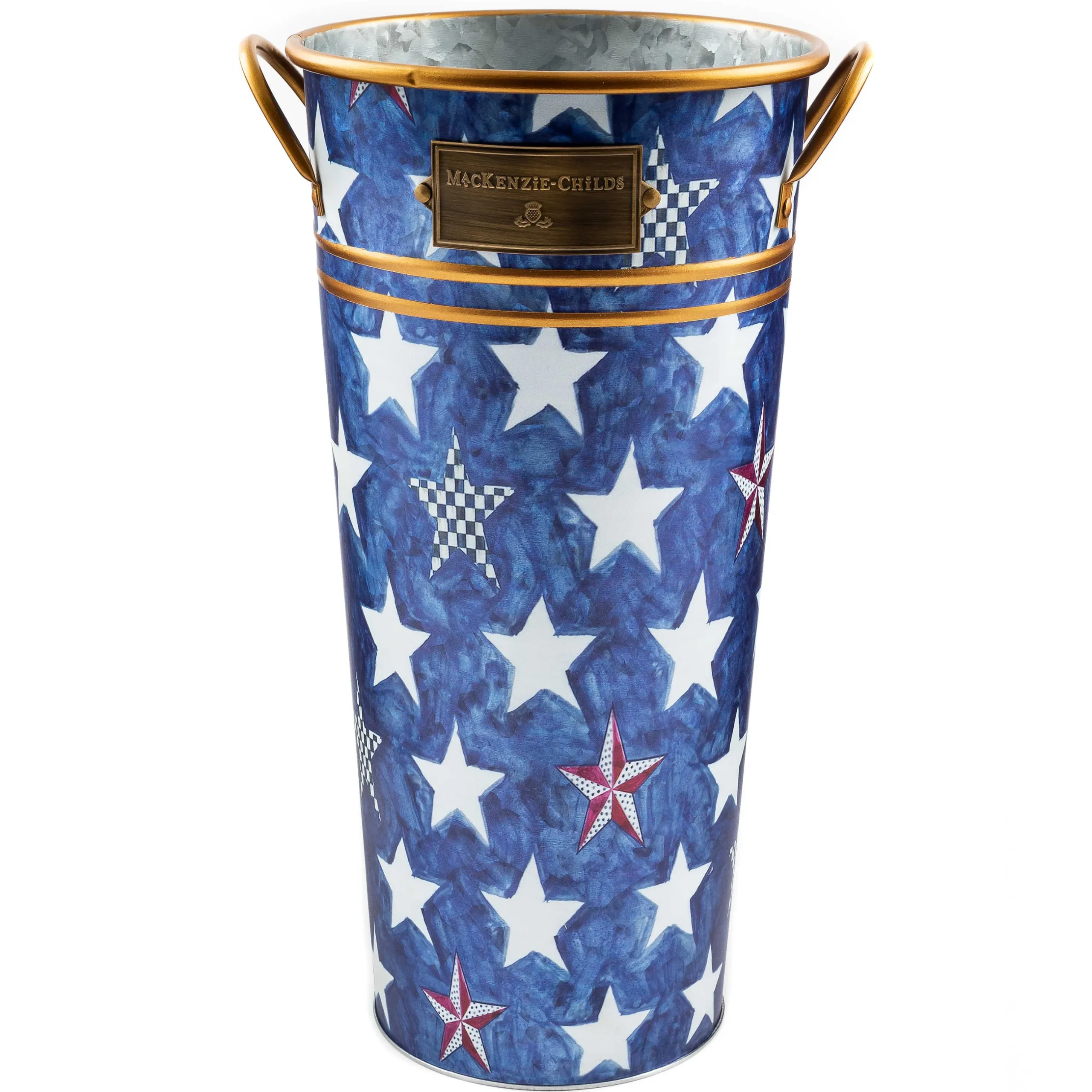 Sale MacKenzie-Childs Royal Star Flower Buckets - Set Of 3
