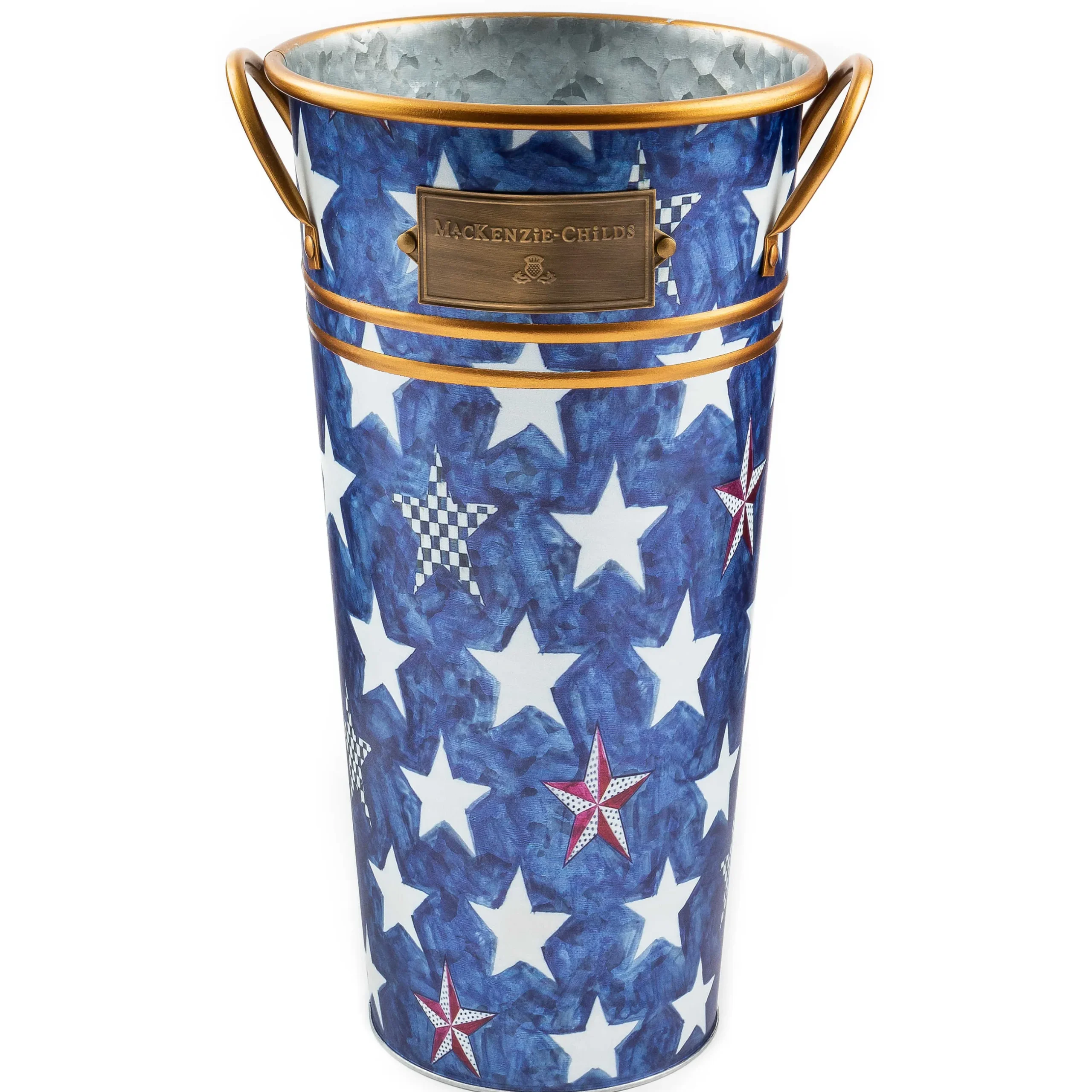 Sale MacKenzie-Childs Royal Star Flower Buckets - Set Of 3