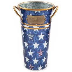 Sale MacKenzie-Childs Royal Star Flower Buckets - Set Of 3