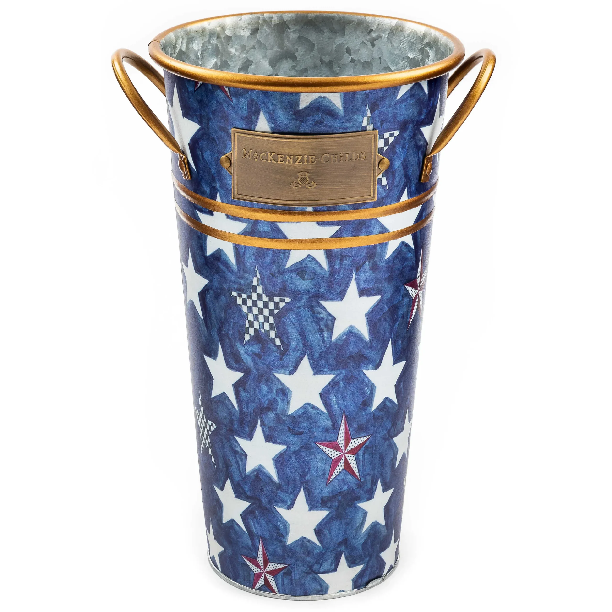 Sale MacKenzie-Childs Royal Star Flower Buckets - Set Of 3