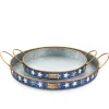 Best MacKenzie-Childs Royal Star Serving Trays - Set Of 2