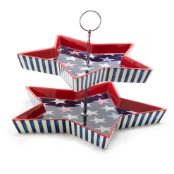 Outlet MacKenzie-Childs Royal Star Tiered Stand