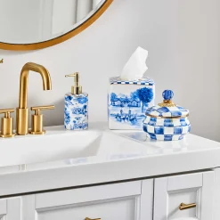 Outlet MacKenzie-Childs Royal Toile Soap Dispenser