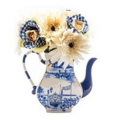 Discount MacKenzie-Childs Royal Toile Teapot Vase
