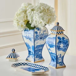 Discount MacKenzie-Childs Royal Toile Tray