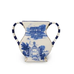Outlet MacKenzie-Childs Royal Toile Vase
