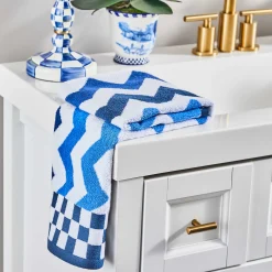Outlet MacKenzie-Childs Royal Zig Zag Hand Towel