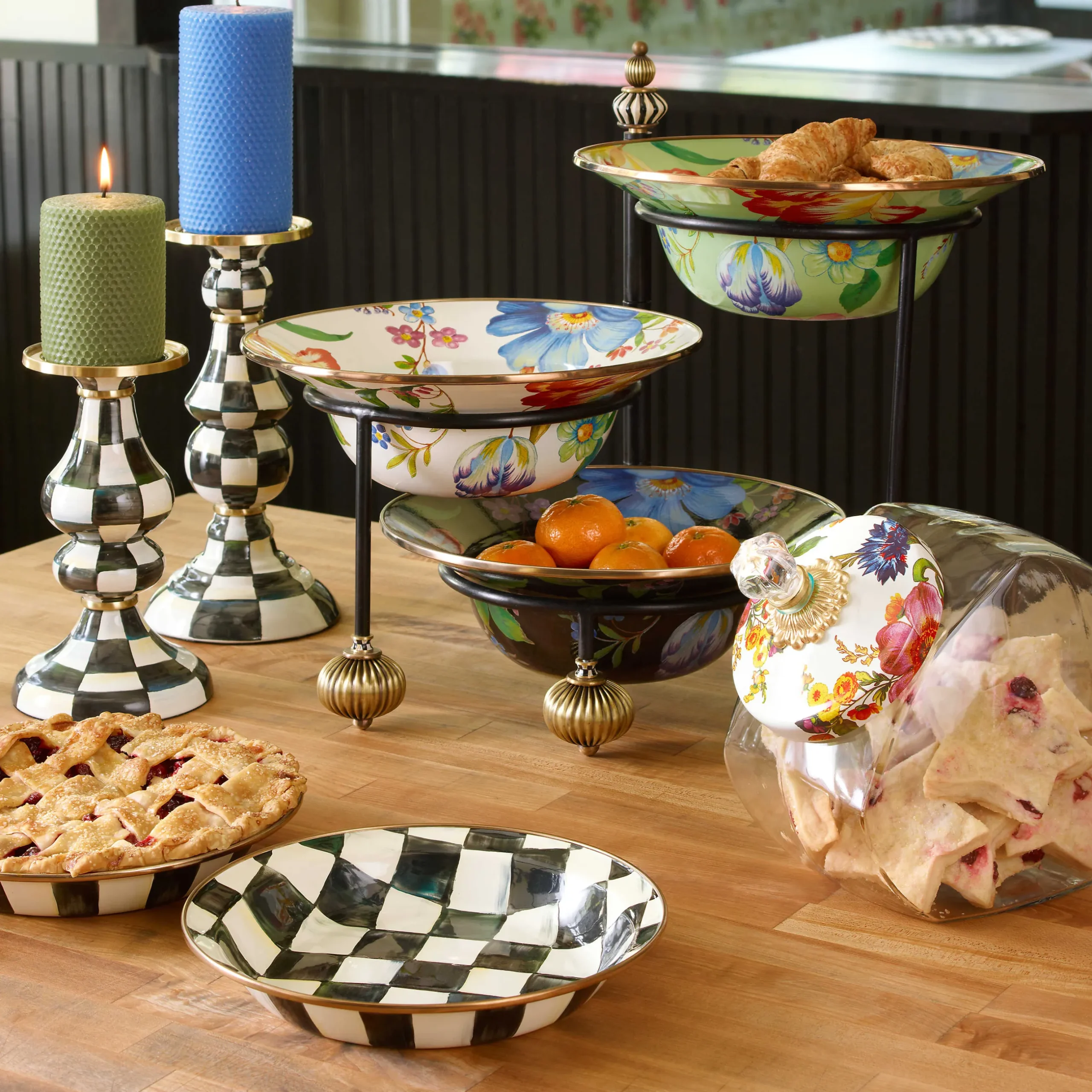 Best MacKenzie-Childs Serving Stand - Large