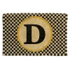 Online MacKenzie-Childs Single Letter Monogrammed Entrance Mat - D