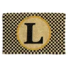 Sale MacKenzie-Childs Single Letter Monogrammed Entrance Mat - L