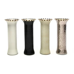New MacKenzie-Childs Soho Vase - Platinum
