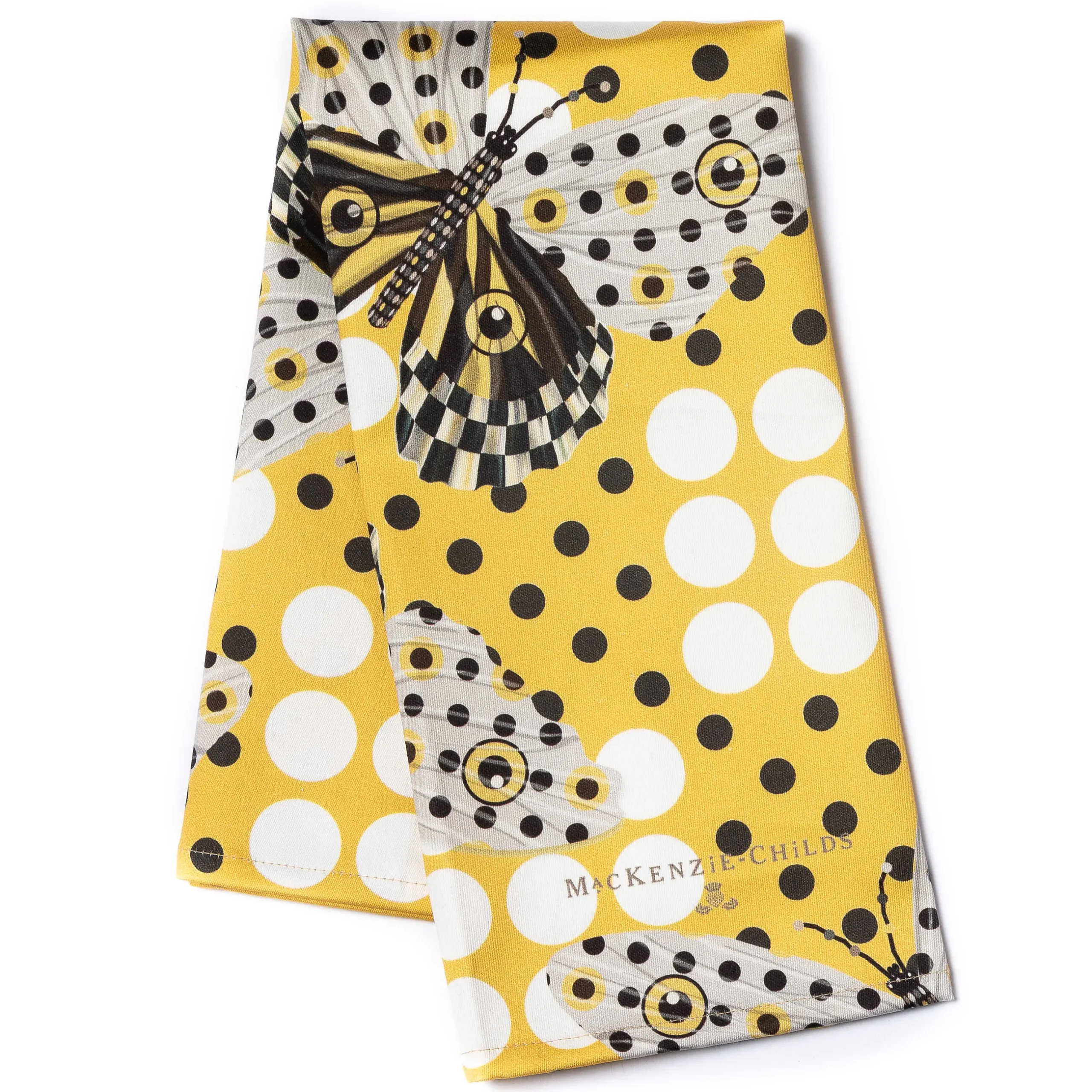 Outlet MacKenzie-Childs Spot On Butterfly Dish Towel