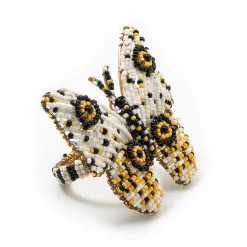 Outlet MacKenzie-Childs Spot On Butterfly Napkin Rings - Set Of 4