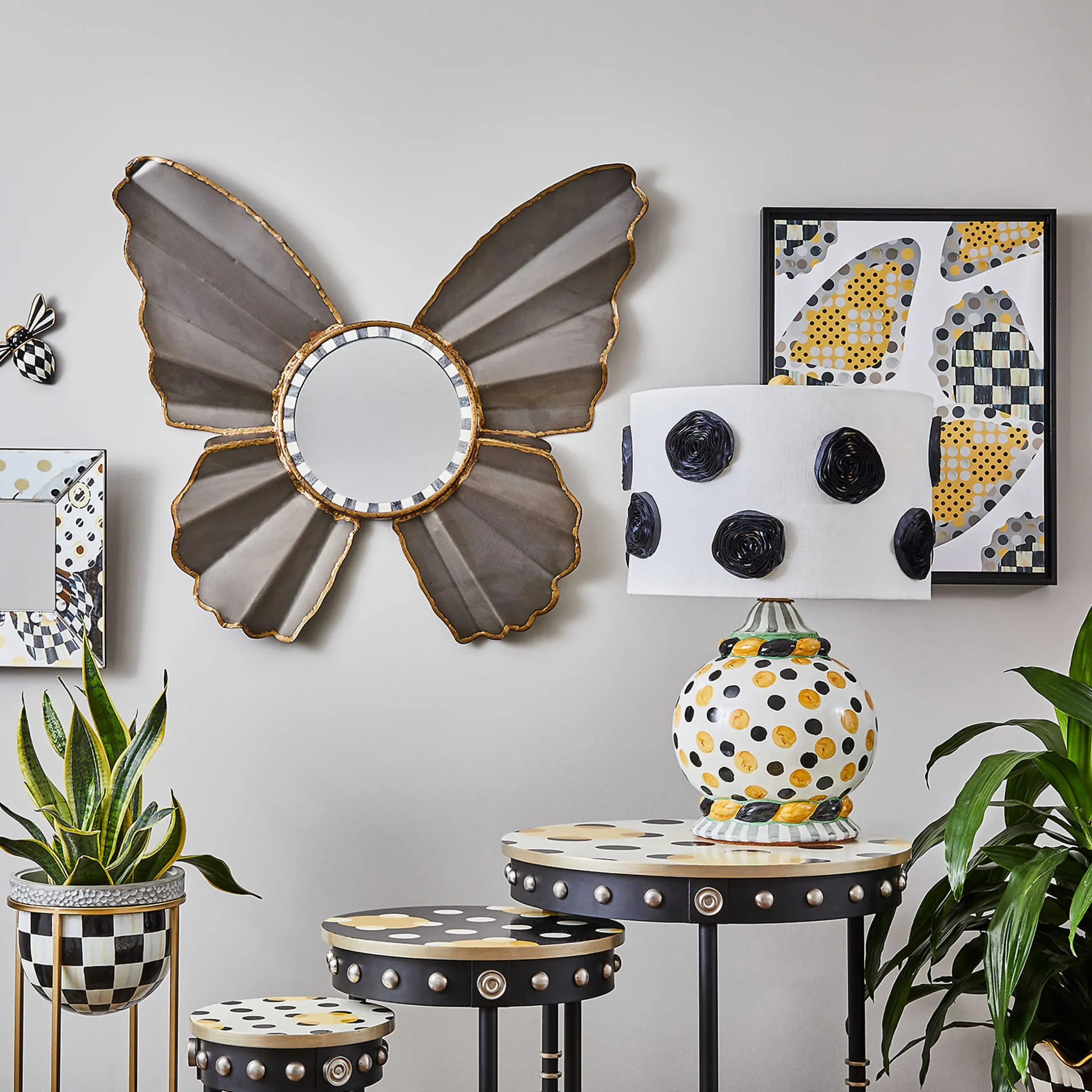 Hot MacKenzie-Childs Spot On Butterfly Wall Art