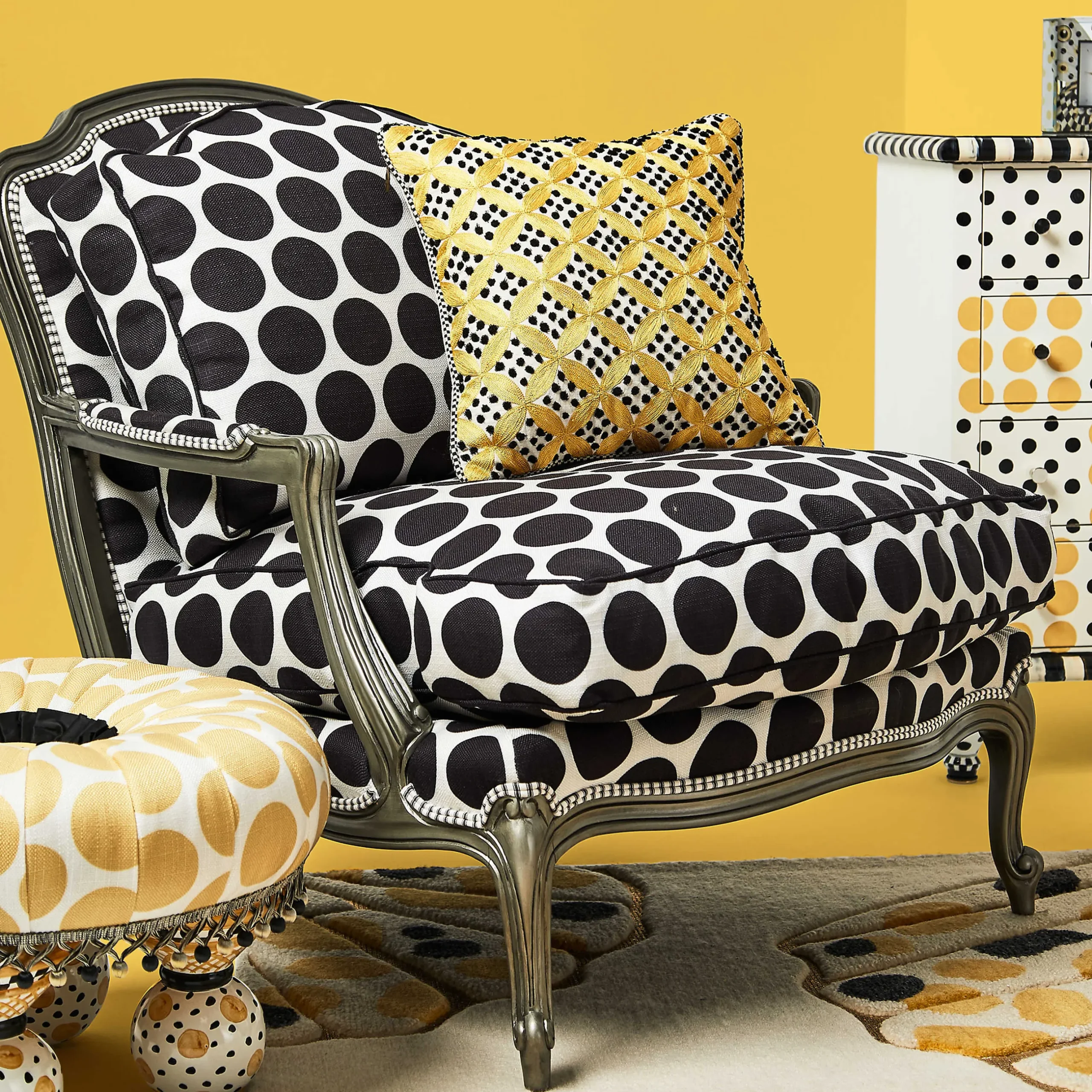 Sale MacKenzie-Childs Spot On Chair - Black