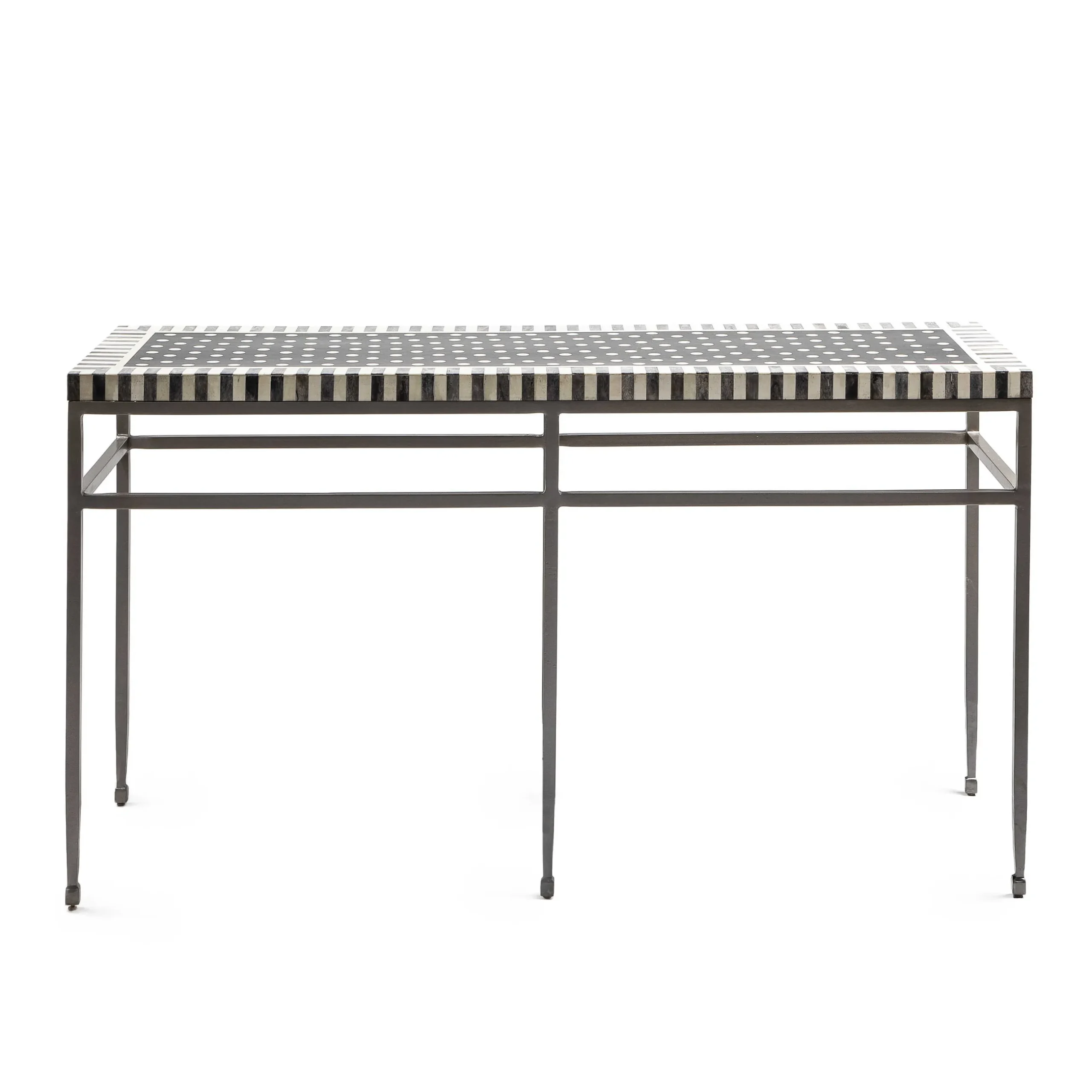 Online MacKenzie-Childs Spot On Console Table - Black