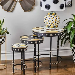 Sale MacKenzie-Childs Spot On Nesting Tables - Set Of 3
