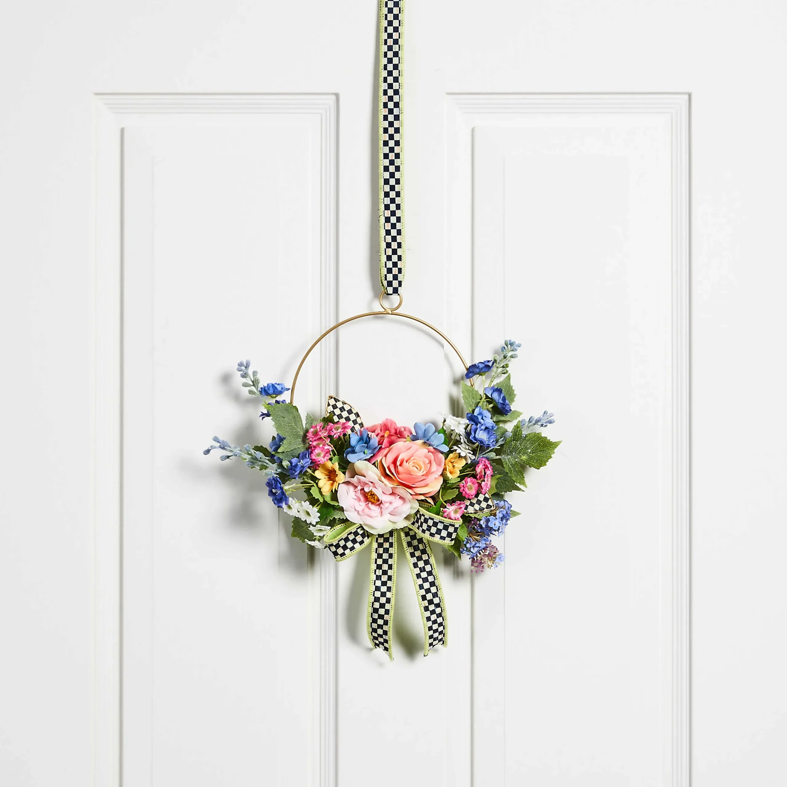 Online MacKenzie-Childs Spring Blooms Hoop Wreath