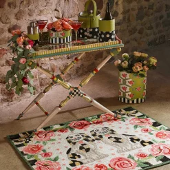 New MacKenzie-Childs Staffordshire Dog Rug - 3' X 4'