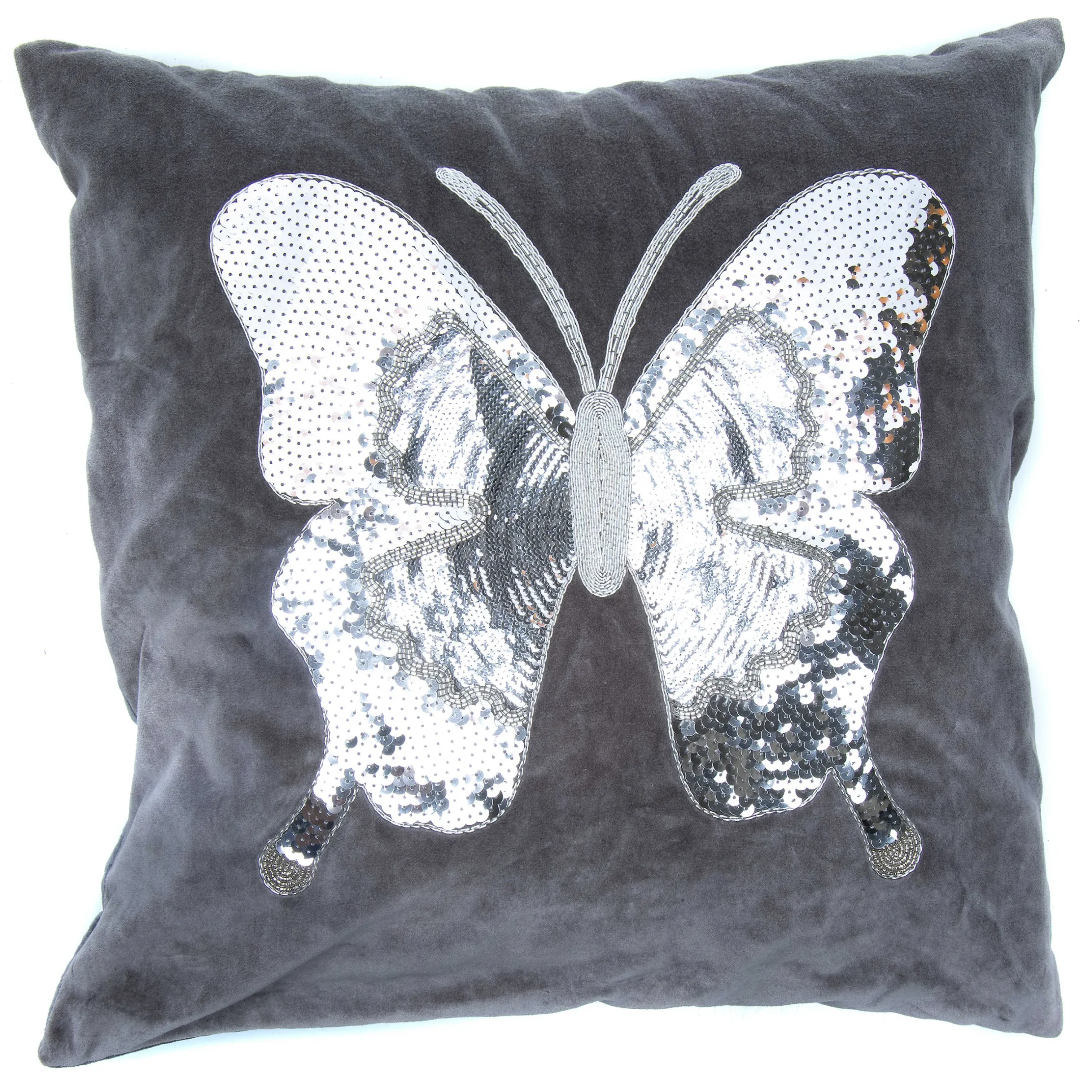 Online MacKenzie-Childs Sterling Butterfly Pillow