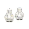 Online MacKenzie-Childs Sterling Check Enamel Salt & Pepper Shakers