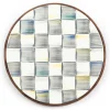 Clearance MacKenzie-Childs Sterling Check Enamel Trivet - Large