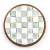Hot MacKenzie-Childs Sterling Check Enamel Trivet