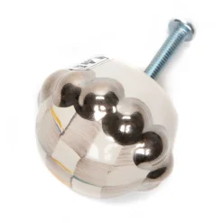 Outlet MacKenzie-Childs Sterling Check Petit Four Knob