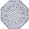 Clearance MacKenzie-Childs Sterling Check Rug - 6' Octagon