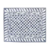 Clearance MacKenzie-Childs Sterling Check Rug - 8' X 10'