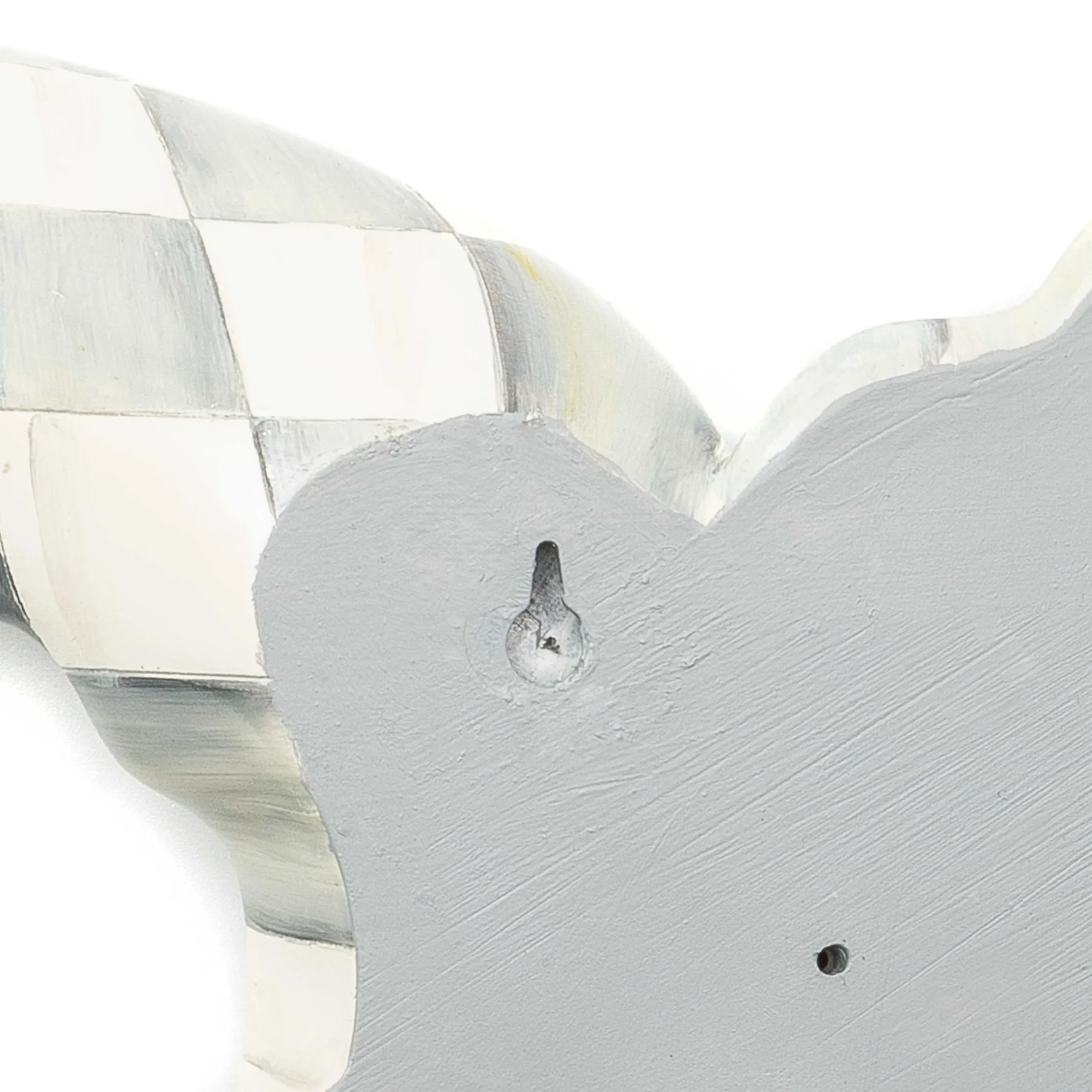 Best MacKenzie-Childs Sterling Check Swallowtail Duo Wall Decor