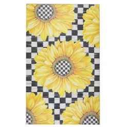 Best MacKenzie-Childs Sunflower Floor Mat - 3' X 5'
