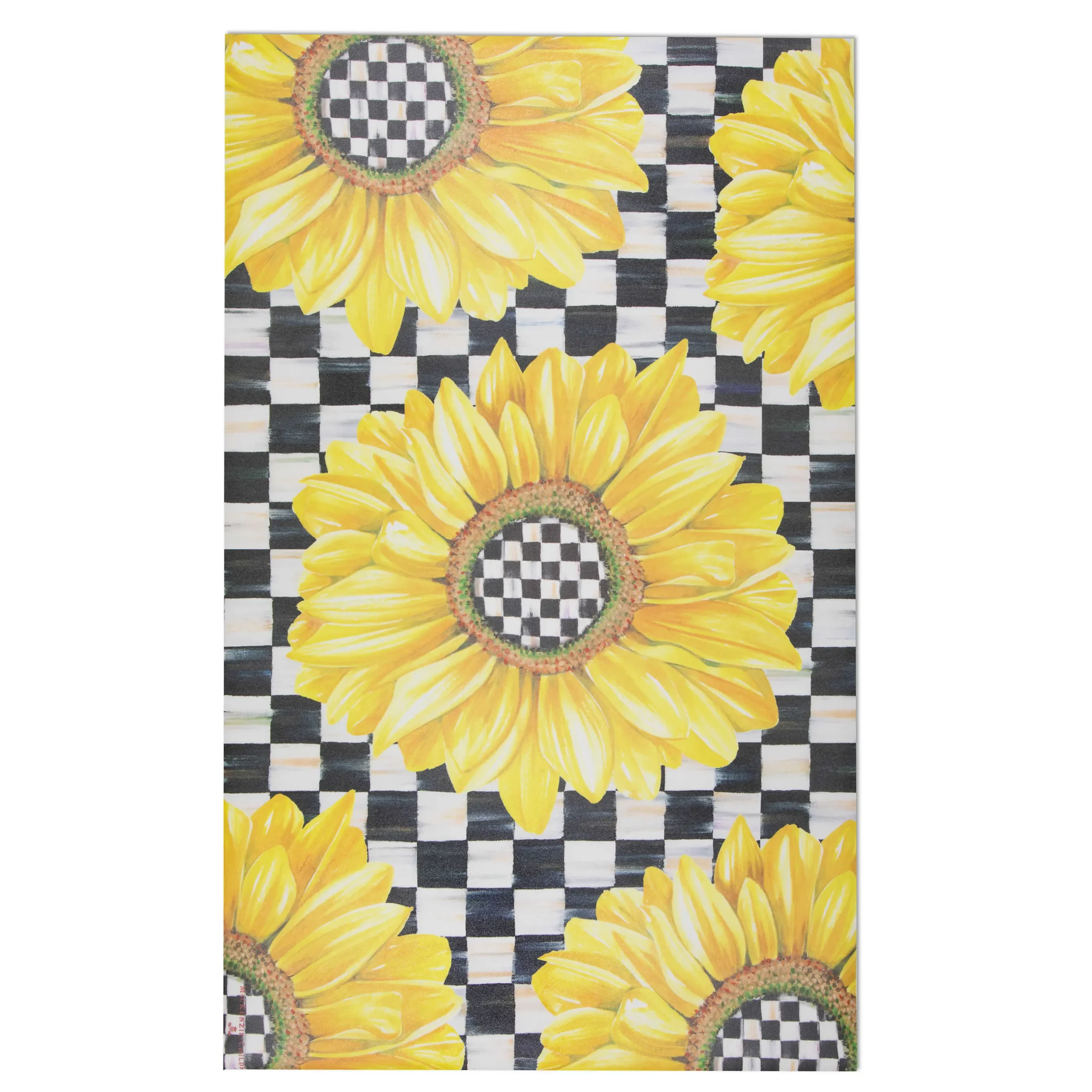 Best MacKenzie-Childs Sunflower Floor Mat - 3' X 5'