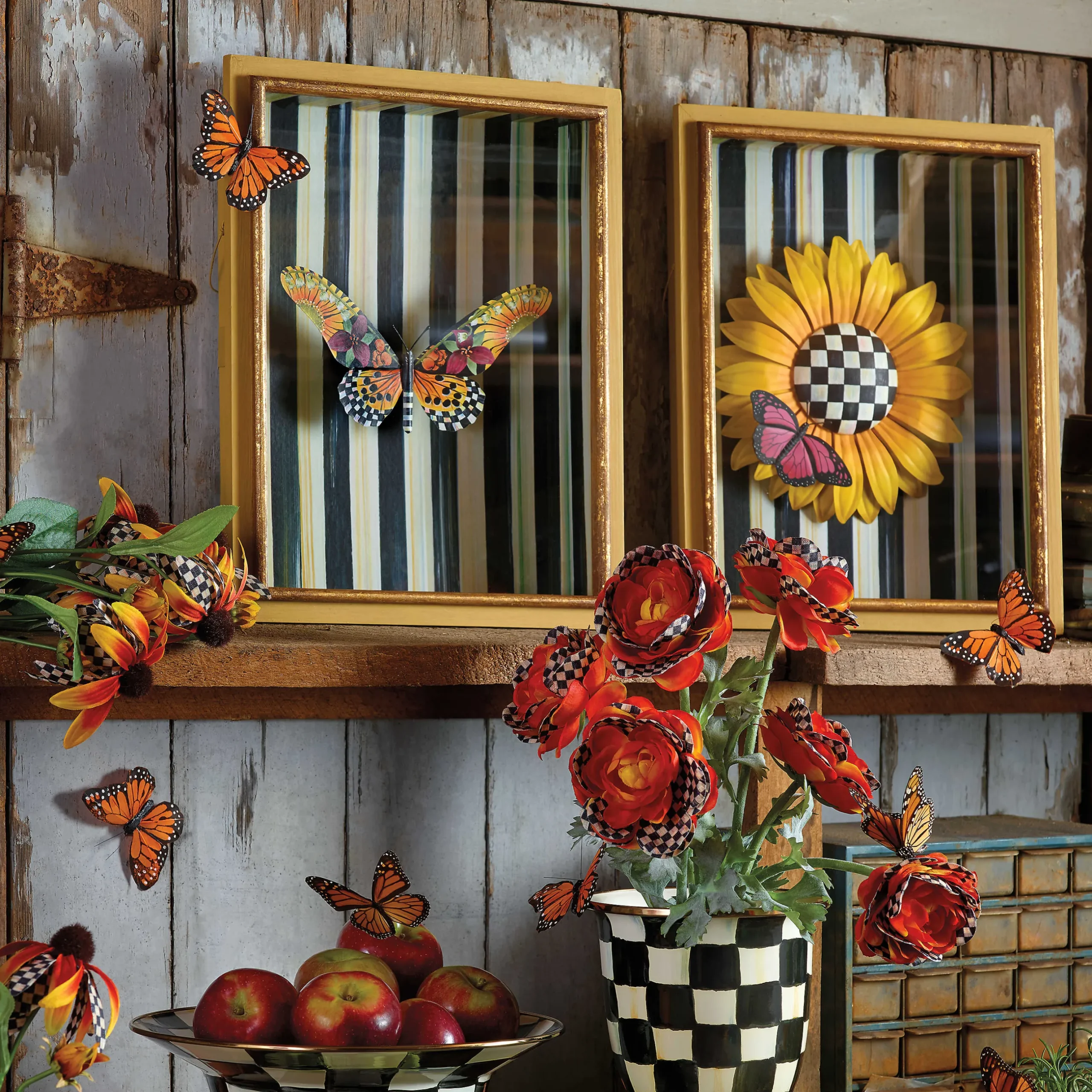 Discount MacKenzie-Childs Sunflower Shadow Box