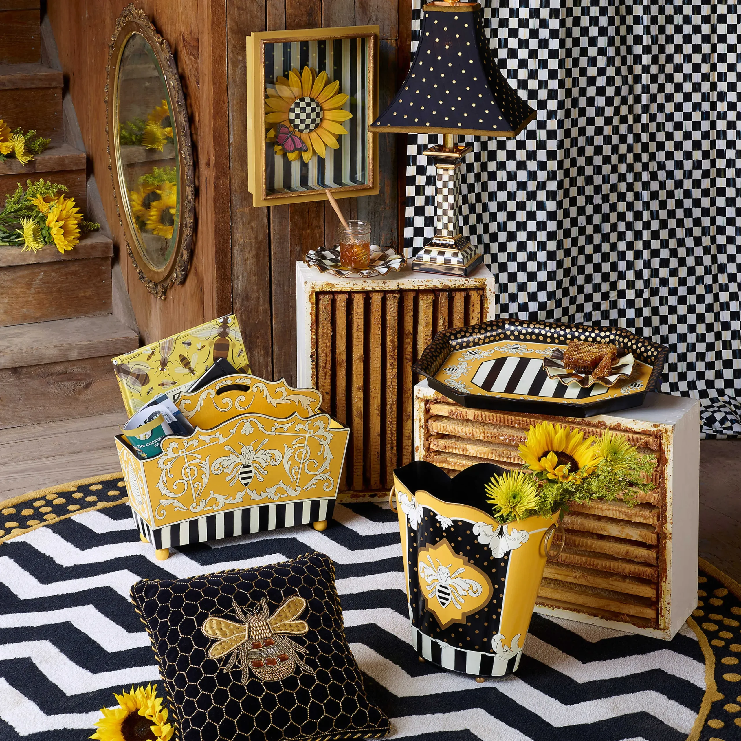 Discount MacKenzie-Childs Sunflower Shadow Box