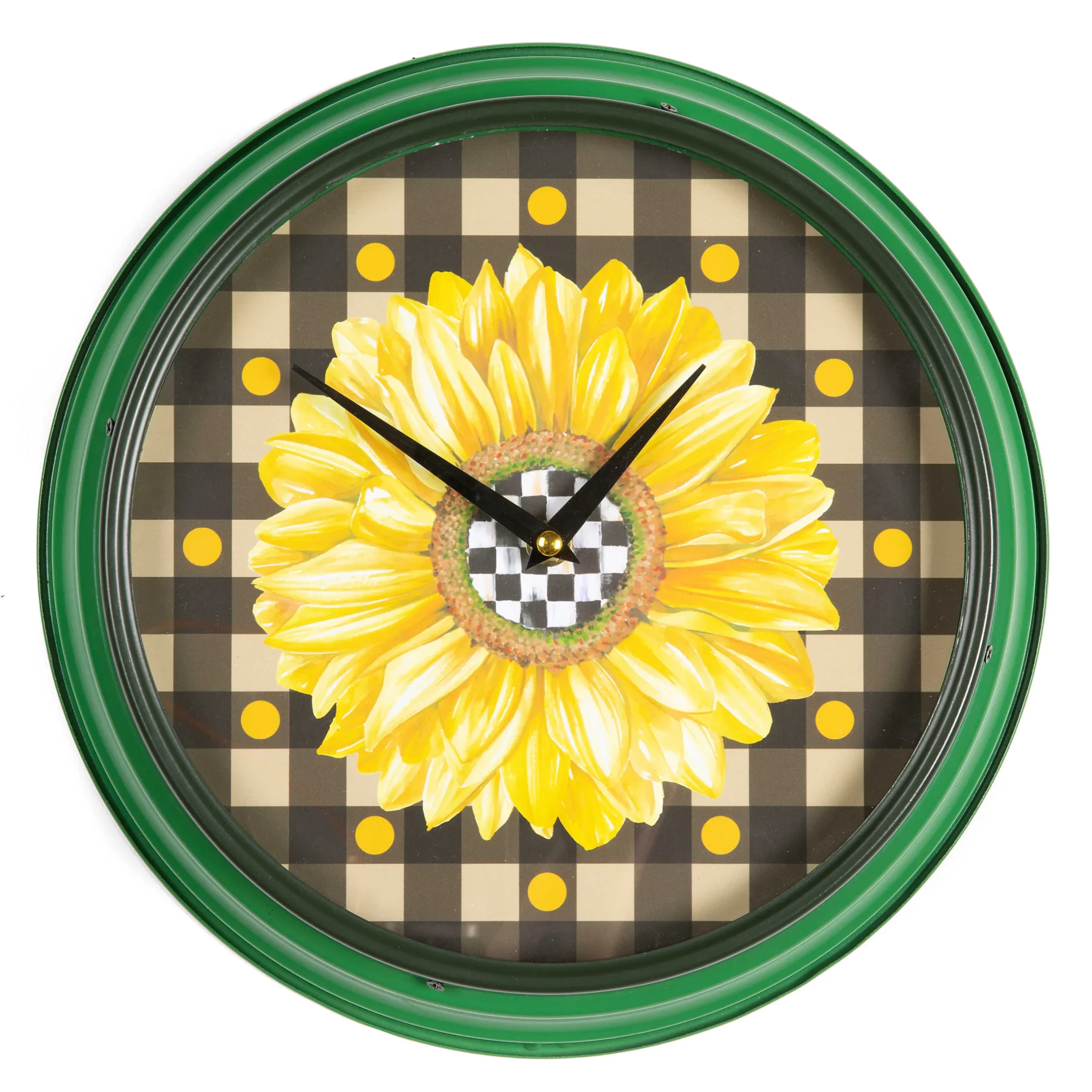 Hot MacKenzie-Childs Sunflower Wall Clock