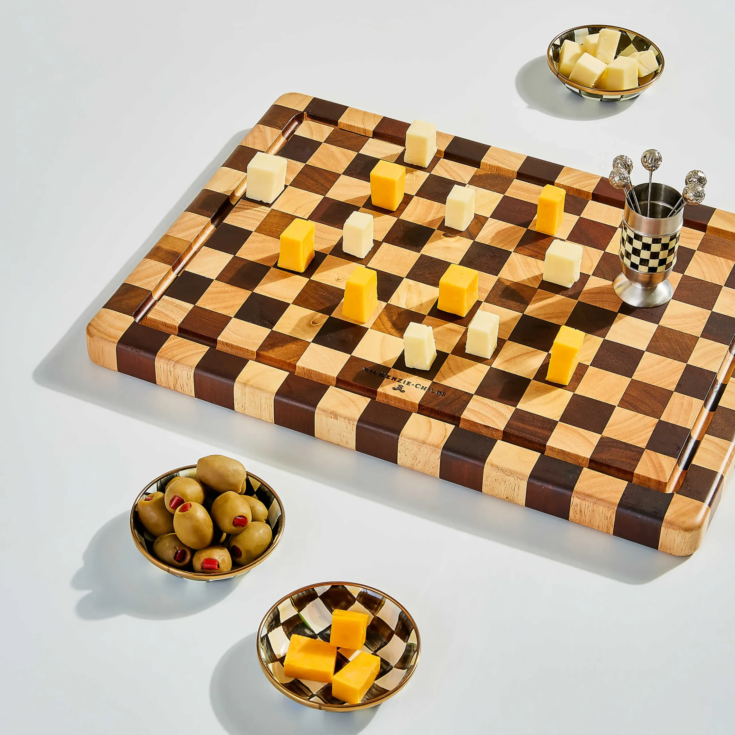 Discount MacKenzie-Childs Supper Club Pick Set - Courtly Check