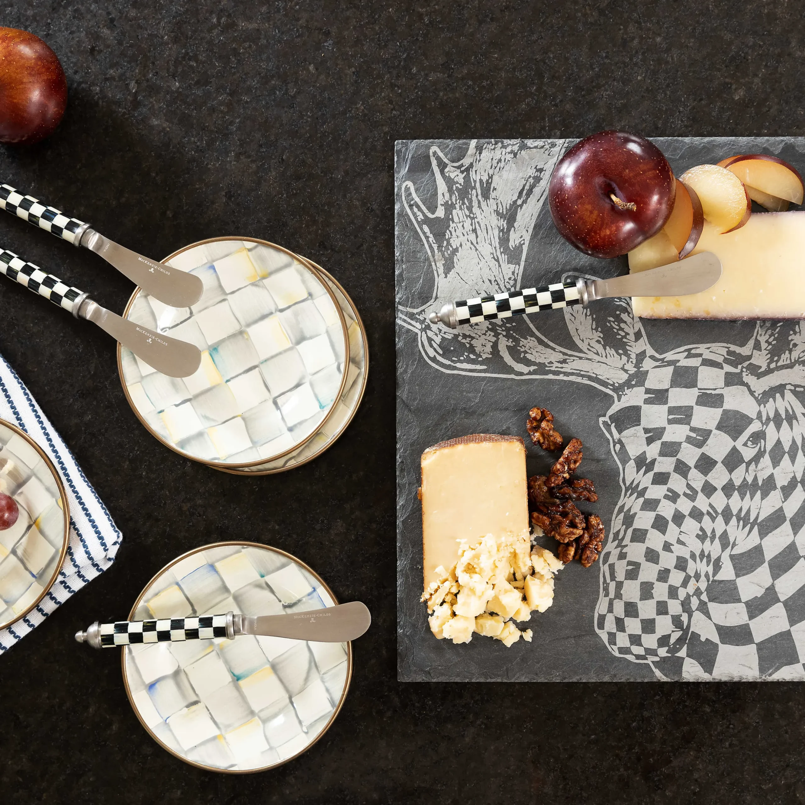 Online MacKenzie-Childs Supper Club Spreaders Set - Courtly Check