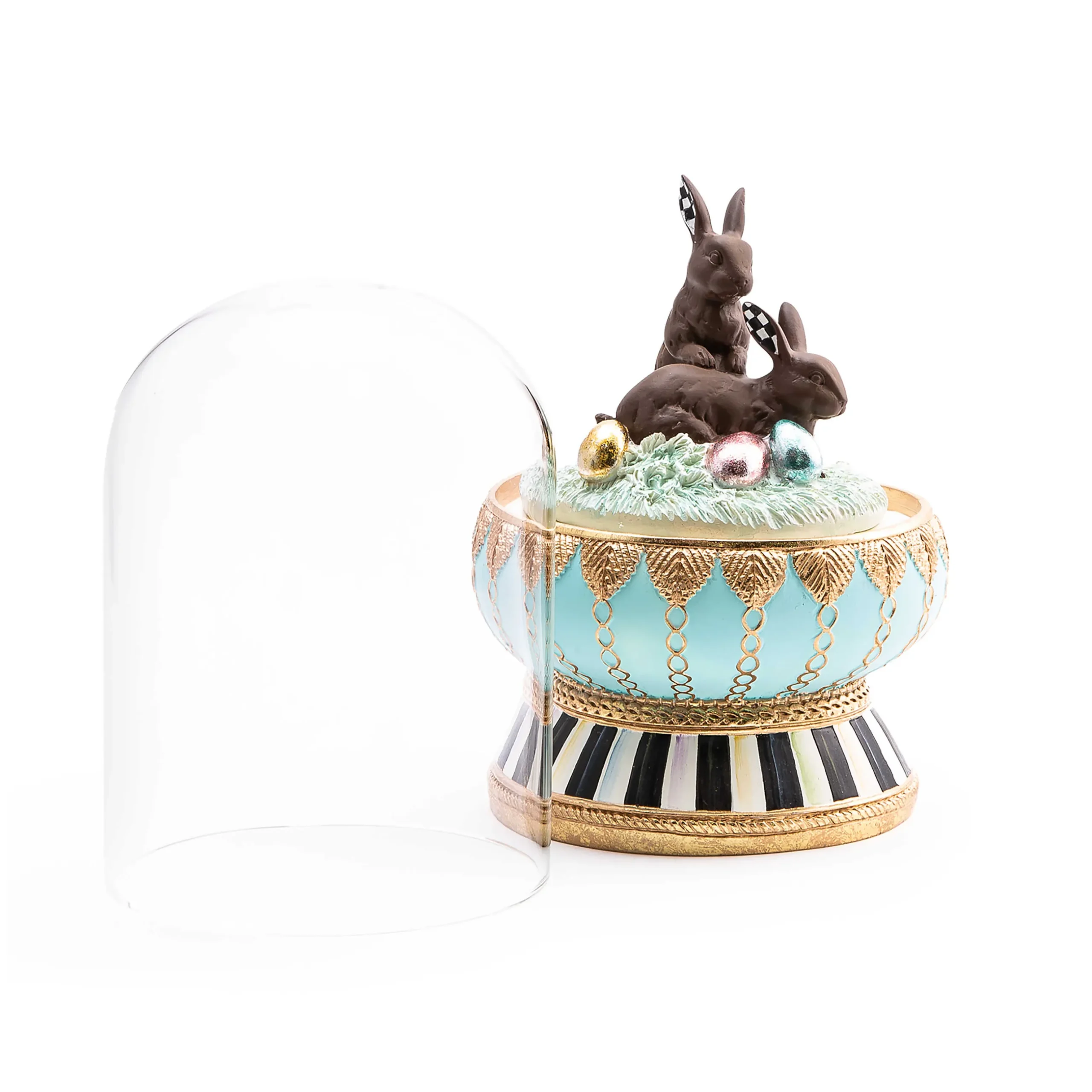 Outlet MacKenzie-Childs Sweet Shop Bunny Cloche