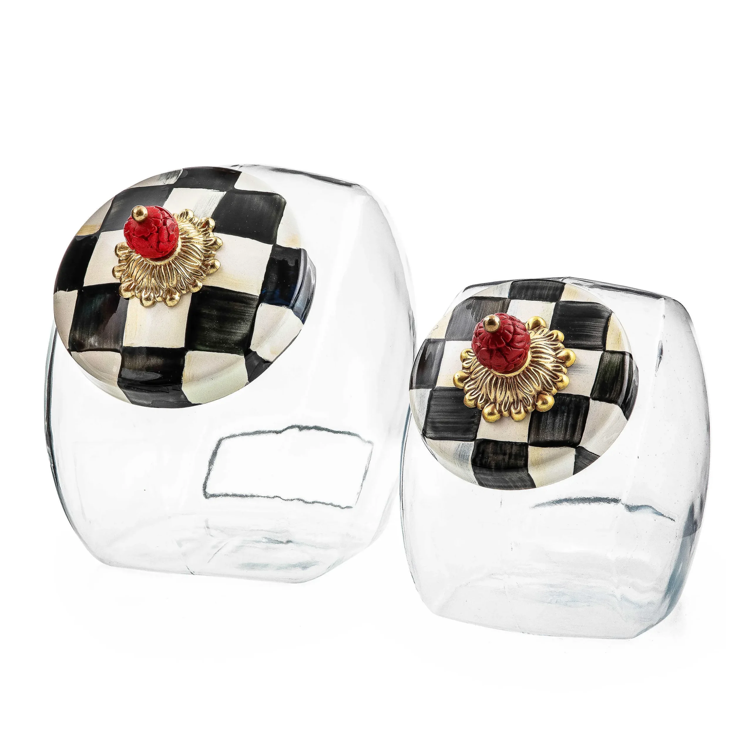 Best MacKenzie-Childs Sweets Jar With Courtly Check Enamel Lid