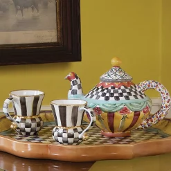 Sale MacKenzie-Childs Taylor Teapot - Odd Fellows