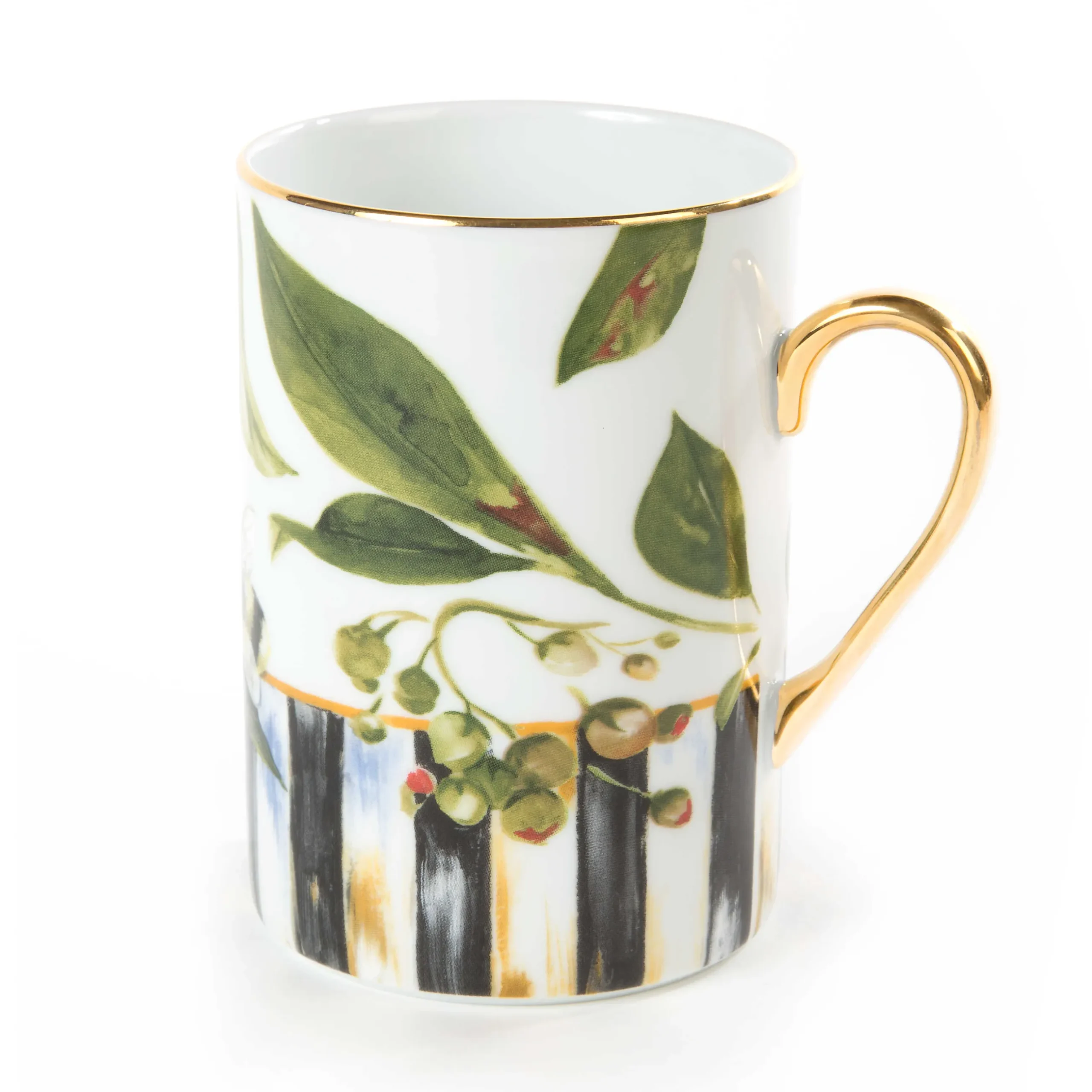 New MacKenzie-Childs Thistle & Bee Mug