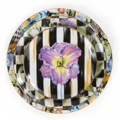 Hot MacKenzie-Childs Thistle & Bee Salad Plate - Iris
