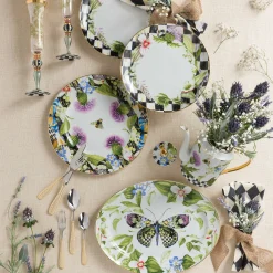 Best MacKenzie-Childs Thistle & Bee Serving Platter