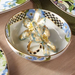 Clearance MacKenzie-Childs Thistle & Bee Soup Bowl