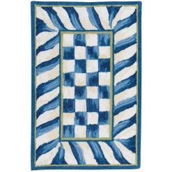 MacKenzie-Childs Truly Royal Check Rug - 2' X 3'