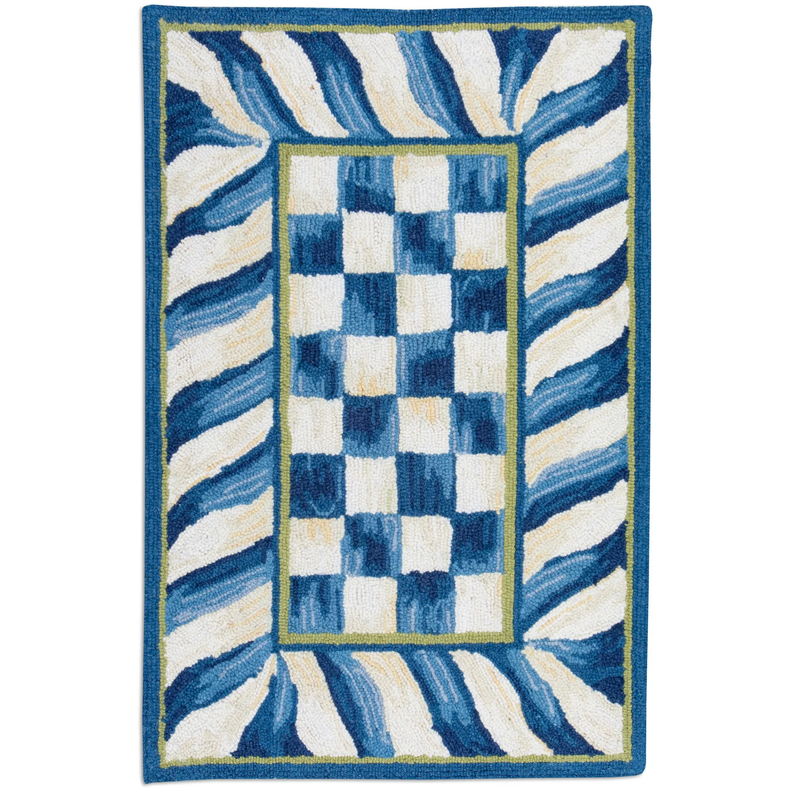 MacKenzie-Childs Truly Royal Check Rug - 2' X 3'